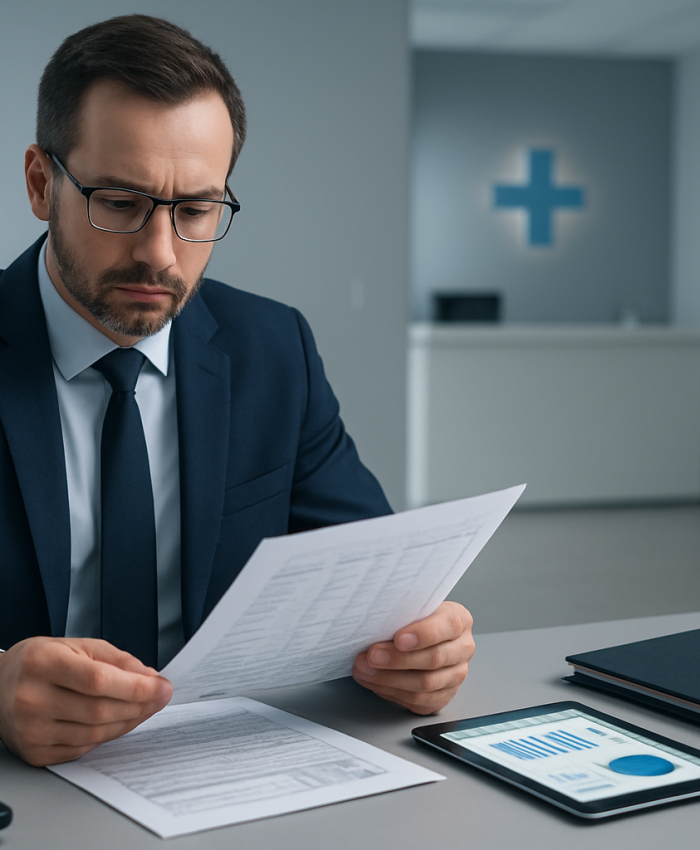 Gestão de erros fiscais em clínica médica com apoio contábil
