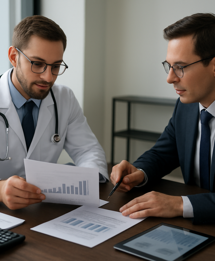 Ganho de capital em clínica com análise contábil e financeira